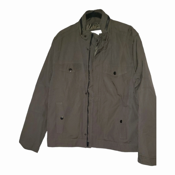 Kenneth Cole coat NWT men's size Large dark army green color - Picture 4 of 11